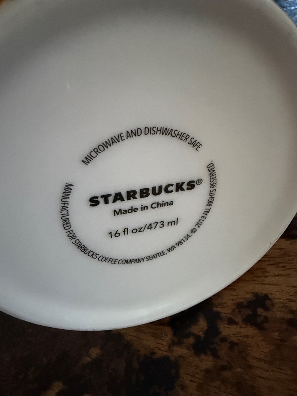 Starbucks White and Yellow Beijing Ceramic Coffee Mug - Picture 4 of 4
